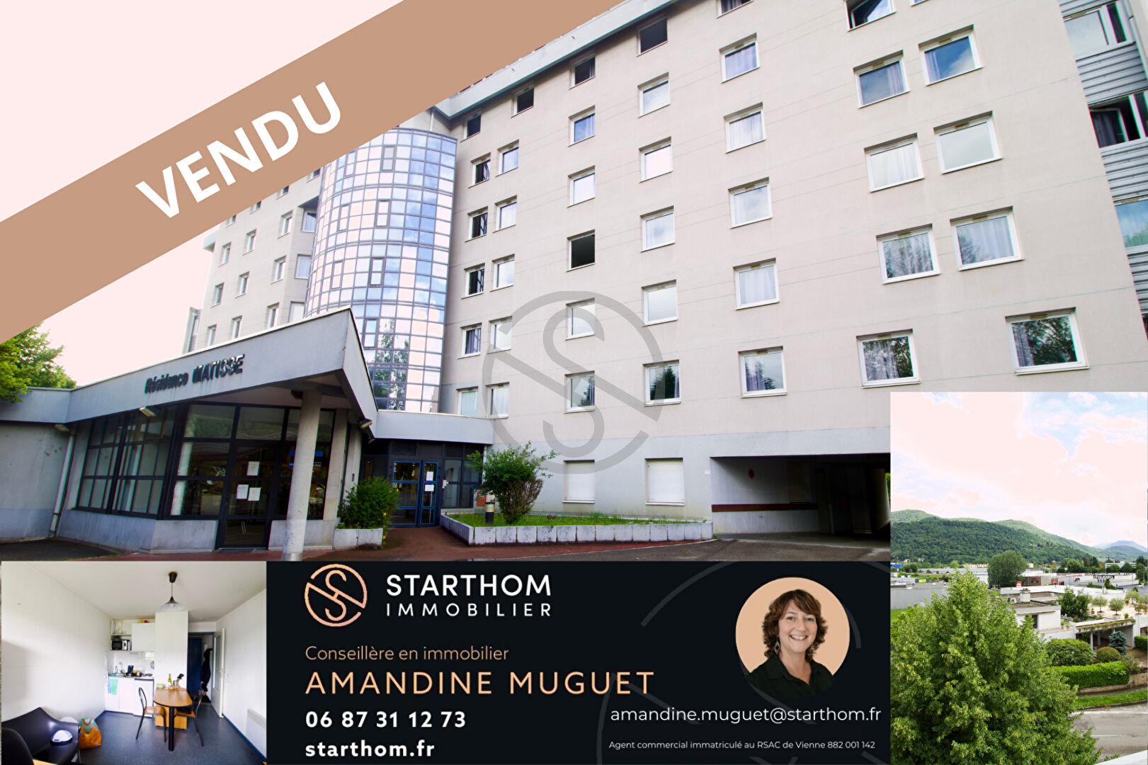 Appartement – 1 pièce(s) – 19.14 m2