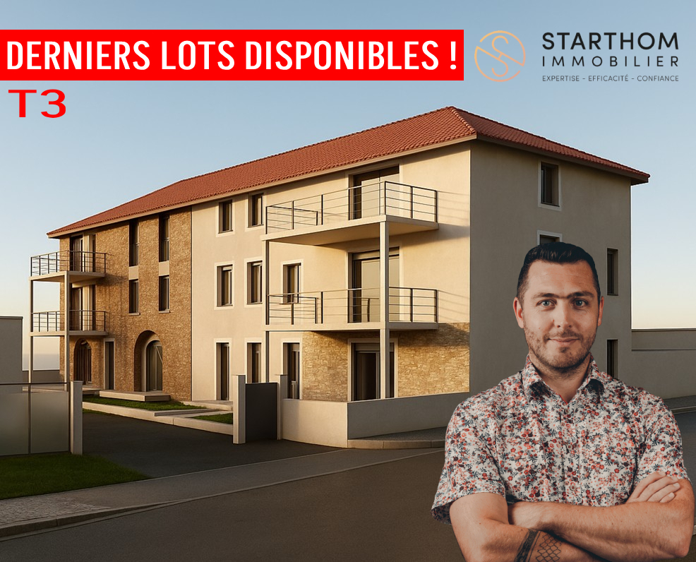 APPARTEMENT T3 de 60 m2 – résidence sécurisée