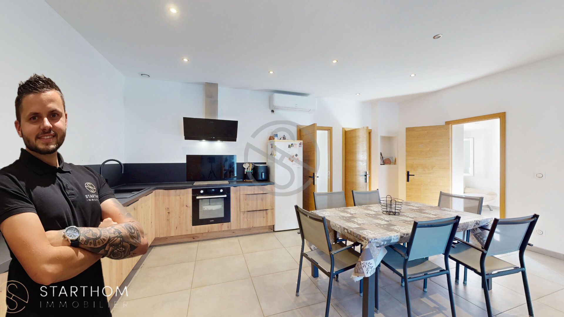 Appartement rez de jardin Marcilloles 3 pièce(s) 70 m2 + garage