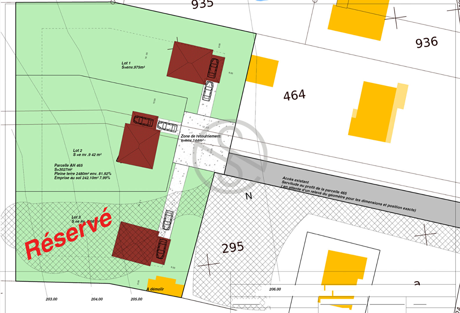 Villa premium, 97m² avec garage, 942m² terrain